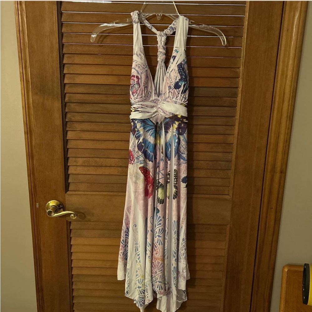 Floral Halter Maxi Dress